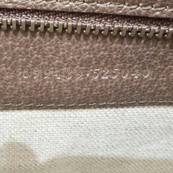 Gucci  Ophidia Small Web GG Supreme Canvas Wristlet Shoulder Bag Beige 699439 - Picture 15 of 15